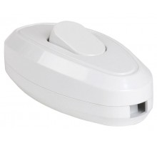 ВБ-01Б Выключатель одноклавишный разборный для бра, белый   EVB10-K01-10  IEK