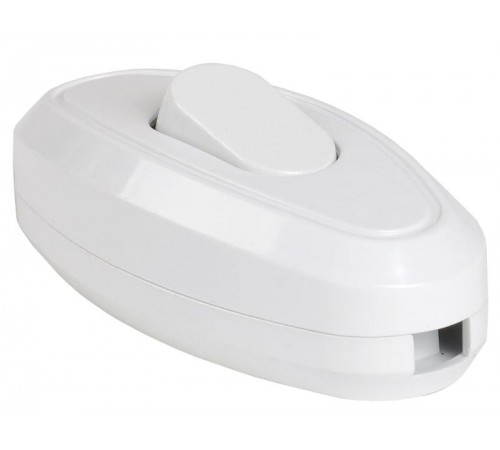 ВБ-01Б Выключатель одноклавишный разборный для бра, белый   EVB10-K01-10  IEK