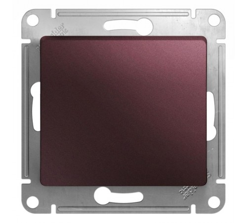 Glossa Баклажановый Выключатель 1-клавишный, сх.1, 10AX  GSL001111  SE