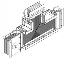 Секц. T-обр. вверх 4000А Al 3L+N+PER НК IP55 тран. IEK  LB-4000A4-25-F-TU  IEK