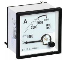 Амперметр Э47 3000/5А кл. точн. 1,5 72х72мм  IPA10-6-3000-E  IEK