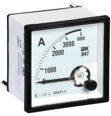 Амперметр Э47 3000/5А кл. точн. 1,5 72х72мм  IPA10-6-3000-E  IEK