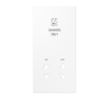 накладка бритвенной розетки белая SOLS7522WWPL Jung