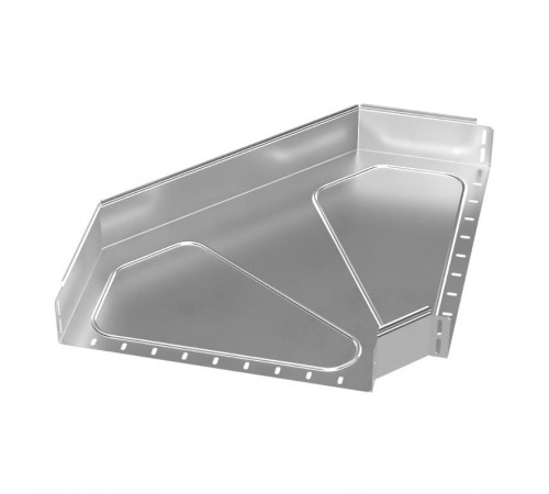 Угол горизонтальный 90 градусов Стандарт INOX (AISI 304) 500х100  PR16.3511  Промрукав