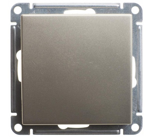 W59 Матовый хром Переключатель 1-клавишный, 10АХ  VS610-156-5-86  SE