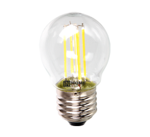 Лампа светодиодная LED-ШАР-deco 9Вт 230В Е27 3000К 810Лм прозр  4690612026268  IN HOME