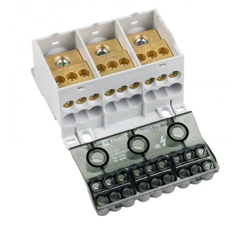 Блок распределительный КБР тройной 175A  kbr3-175  EKF