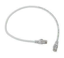 Патч-корд TERACOM PRO Cat.6 экранированный FTP оболочка LSZH серый (0,5м)  TRP-6FTP-LSH-05M-GY  EKF