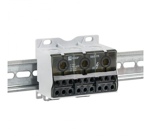 Блок распределительный КБР тройной 175A  kbr3-175  EKF