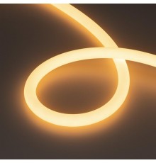 Светодиодная лента герметичная MOONLIGHT-TOP-A336-D18mm 24V Warm2700 360deg (14.4 W/m, IP65, 2835, 5m, wire x1) (Arlight, Вывод кабеля прямой)  03876