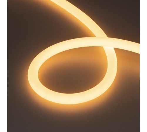 Светодиодная лента герметичная MOONLIGHT-TOP-A336-D18mm 24V Warm2700 360deg (14.4 W/m, IP65, 2835, 5m, wire x1) (Arlight, Вывод кабеля прямой)  03876