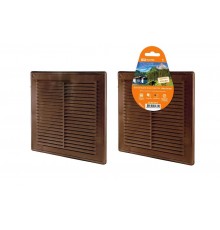 Решетка разъемная с москитной сеткой, 150х150 "ЭКО" (коричн.)  SQ1807-0076  TDM