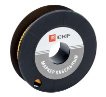 Маркер-кабельный 4,0кв.мм "1" (500шт.) (ЕС-2) EKF PROxima  plc-KM-4-1  EKF