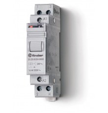 Модульное электромеханическое шаговое реле; 1NC+1NO 16А, 2 состояния; контакты AgNi; питание 110В DC; ширина 17.5мм  202391100000PAS  Finder