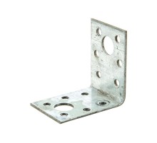 Уголок крепежный 50х50х35х2, оцинкованный - накл.  124404  Tech-KREP