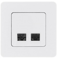 Inspiria Белый Розетка 2-ая компьютерная RJ45 С/У категория 6 UTP  673840  Legrand