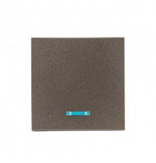 Валенсия лицевая панель выключателя 1-кл. с индикатором 10А графит EKF PROxima   ESV10-L-121-60   EKF