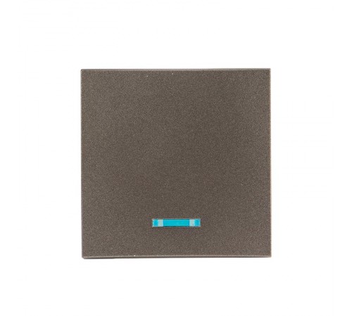 Валенсия лицевая панель выключателя 1-кл. с индикатором 10А графит EKF PROxima   ESV10-L-121-60   EKF