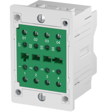 Блок CC-E-VA Клеммный для токовых цепей, контакт до разрыва, монтаж в панель, зажим под болт  1SNA166737R2000  TE