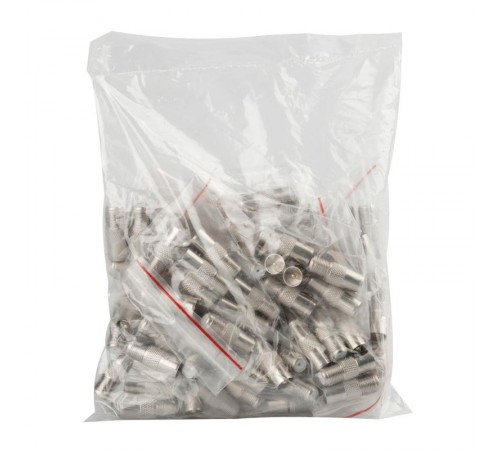 Переходник  Simple RS-A01 гнездо F-штекер TV  Б0048288  ЭРА