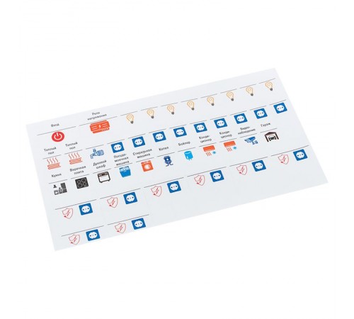 Комплект модульных наклеек средний (137х240) PROxima mn-1-2  EKF