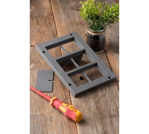 Рамка приборная на 12 модулей для лючка C-Line 24  cl-rp-12-24  EKF