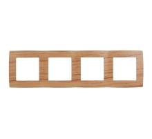 Рамка на 4 поста 12-5004-09  ,  дуб  Б0014779  ЭРА