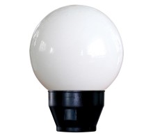 Светильник садово-парковый Шар 200 Г НТУ 06-40-01 опал пмма /корпус черный  1030480229  Элетех