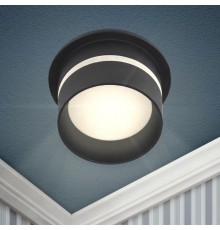 Светильник встраиваемый декоративный DK93 BK MR16/GU5.3 черный  Б0054365  ЭРА