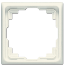 Рамка для инсталляции в кабельных каналах, однократная; слоновая кость  CD581KW  Jung