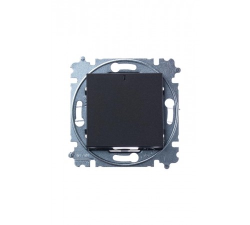 ABB Levit Антрацит / дымчатый чёрный Переключатель 1-кл. с подсветкой ориентационная  3559H-A06446 63W  2CHH590646A6063  ABB