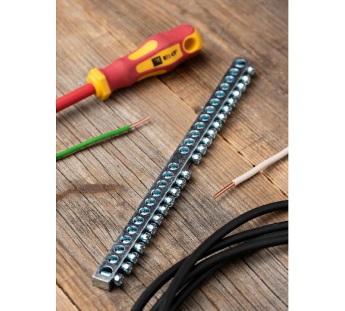 Шина "PE" 63.24 (никель) EKF PROxima  sn1-63-24  EKF