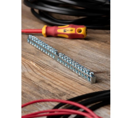 Шина "PE" 63.24 (никель) EKF PROxima  sn1-63-24  EKF