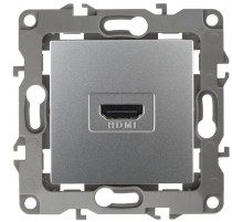Розетка HDMI 12-3114-03  ,  алюминий  Б0027483  ЭРА