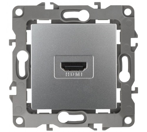 Розетка HDMI 12-3114-03  ,  алюминий  Б0027483  ЭРА