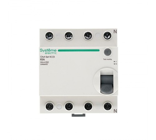 Выключатель дифференциального тока (УЗО) 4P 63А 300мА Тип-AC City9  C9R66463  SE