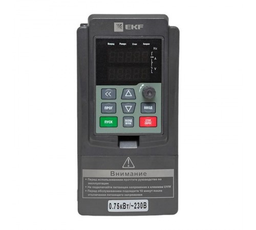 Преобразователь частоты 0,75/1,5кВт 1х230В VECTOR-100 EKF PROxima  VT100-0R7-1B  EKF