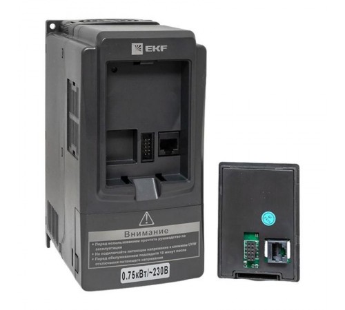 Преобразователь частоты 0,75/1,5кВт 1х230В VECTOR-100 EKF PROxima  VT100-0R7-1B  EKF