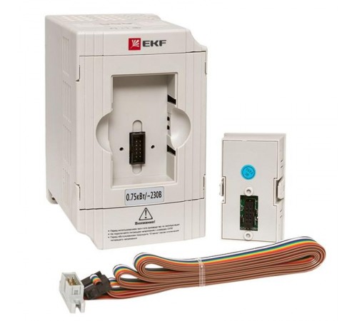 Преобразователь частоты 0,75/1,5кВт 1х230В VECTOR-100 EKF PROxima  VT100-0R7-1B  EKF