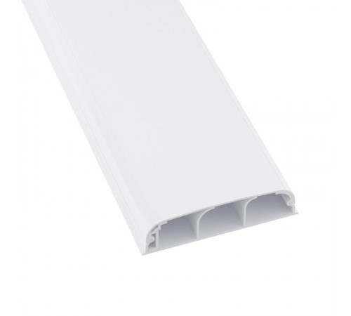 Кабель-канал плинтусного типа 90х25 мм. 3-секционный. с крышкой  09200  DKC