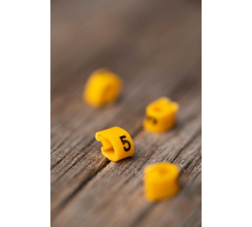 Маркер-кабельный 1,5кв.мм "5" (1000шт.) (ЕС-0) EKF PROxima  plc-KM-1.5-5  EKF