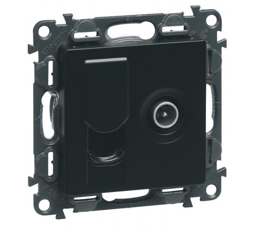 Valena Мех IN'MATIC Розетка TV "звезда"+ RJ45 Кат.6 UTP  753055  Legrand