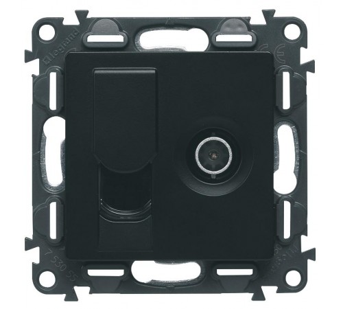 Valena Мех IN'MATIC Розетка TV "звезда"+ RJ45 Кат.6 UTP  753055  Legrand