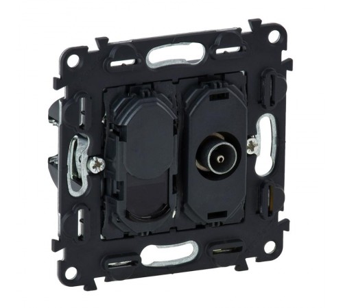 Valena Мех IN'MATIC Розетка TV "звезда"+ RJ45 Кат.6 UTP  753055  Legrand