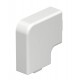 Крышка плоского угла кабельного канала WDK 15x40 мм (ПВХ,белый) (WDK HF15040RW)  6192769  OBO Bettermann