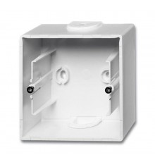 ABB Basic 55 Альп. белый Коробка для открытого монтажа, 1-постовая  1799-0-0974   2CKA001799A0974  ABB