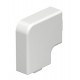 Крышка плоского угла кабельного канала WDK 15x40 мм (ПВХ,белый) (WDK HF15040RW)  6192769  OBO Bettermann