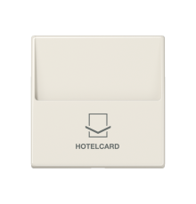 Накладка-картодержатель для балансирных механизмов 531U, 532U, 533U, 534U; термопласт; слоновая кость; A500  A590CARD  Jung