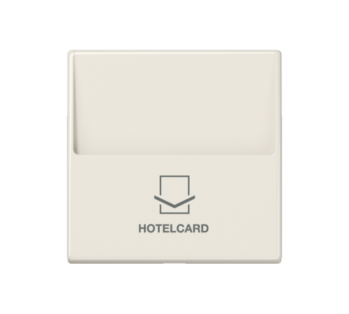 Накладка-картодержатель для балансирных механизмов 531U, 532U, 533U, 534U; термопласт; слоновая кость; A500  A590CARD  Jung