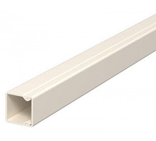 Мини-канал WDK с крышкой 20x20x2000 мм (высота борта 17 мм, крышка 17 мм) ПВХ кремовый RAL 9001  6025153  OBO Bettermann